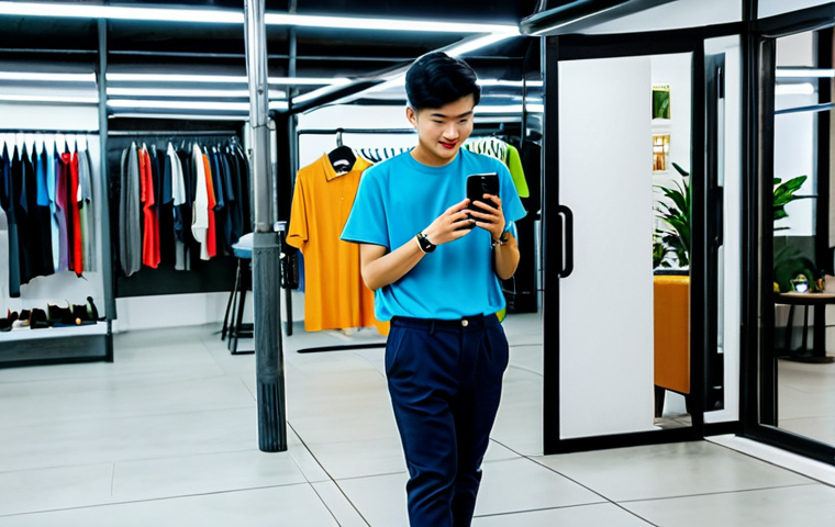 **
"A young Vietnamese social media content creator, fully clothed in trendy, modest streetwear, using a smartphone to film a short video in a vibrant, modern co-working space in Ho Chi Minh City, appropriate attire, safe for work, perfect anatomy, natural proportions, professional lighting, family-friendly."
**