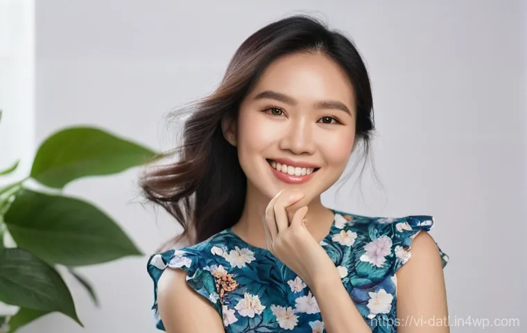 디지털 제작자 운동의 마케팅 사례 연구 - **Prompt:** A vibrant and engaging close-up shot of a young Vietnamese woman, approximately 25-30 ye...