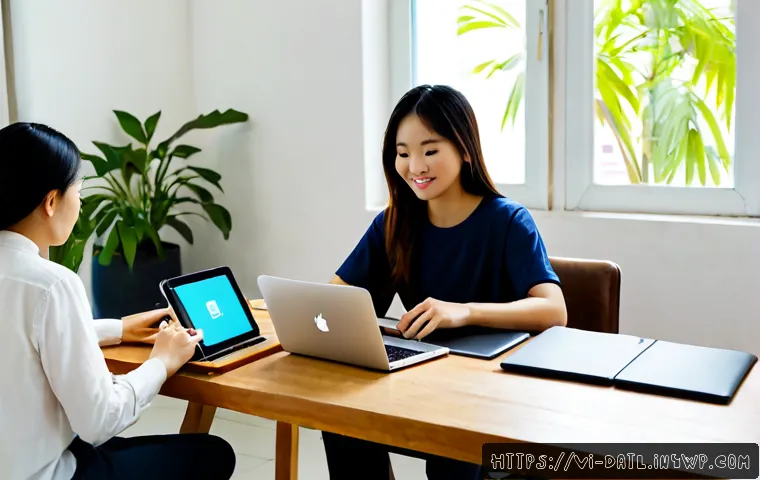 Home 17 디지털 제작자 운동의 피어 리뷰 시스템 - Photorealistic editorial workspace in Ho Chi Minh City, diverse Vietnamese digital creators seated a...