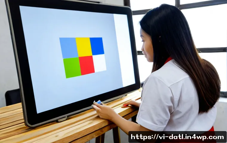 Home 17 디지털 제작자 운동의 프레젠테이션 스킬 - Photorealistic modern Vietnamese creative workshop, a confident young digital maker presenting a han...